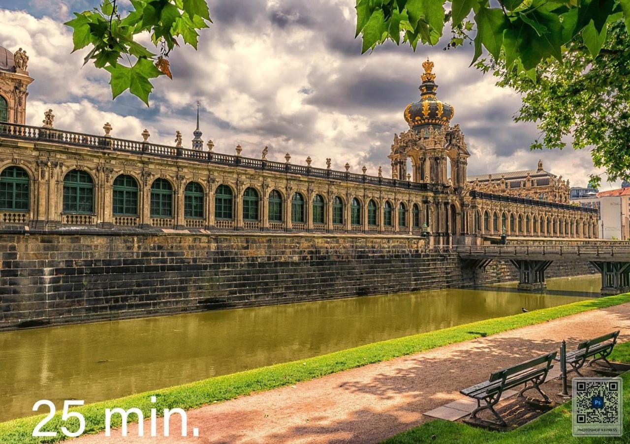 Dresden-Entspannung-Natur-Trifft-2-Staedte-Am-Fluss 外观 照片
